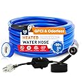 XPORTION 10FT(10-50FT) Heated Drinking Water Hose, -50°F-46°C Heated Water Hose for RV with Leakage Protection for 5/8" Inner, Self-Regulating Hose Water Heater with 3/4" NH Fittings for RV & Garden