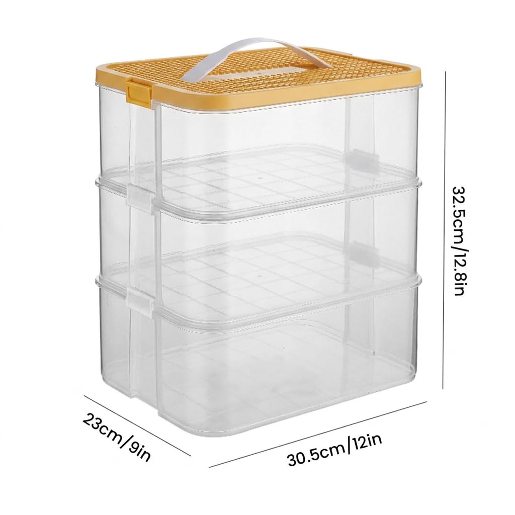 Scatole di conservazione per mattoncini Lego con coperchio, scatole di ordinamento per mattoncini impilabili, scatola trasparente per piccoli oggetti da gioco, contenitore organizzatore per mattoncini