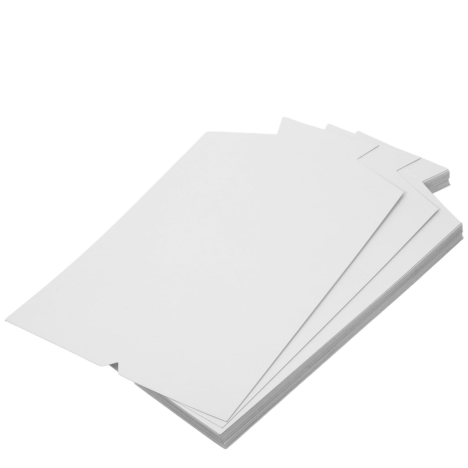 OSALADI 50pcs Inserts en Carton Blanc pour Chemises, Matériau Léger Antirides, Format 36x22 Cm, pour Emballage et Organisation des Vêtements Homme et Femme