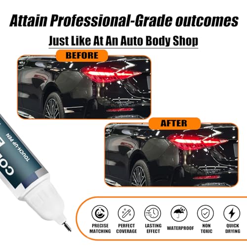 Image of Touch Up Paint Compatible with Dodge Ram /Mercedes-Benz, Car Paint Pen Scratch Repair Two-In-One Touch Up Paint, Premium Car Scratch Remover for Deep Scratches