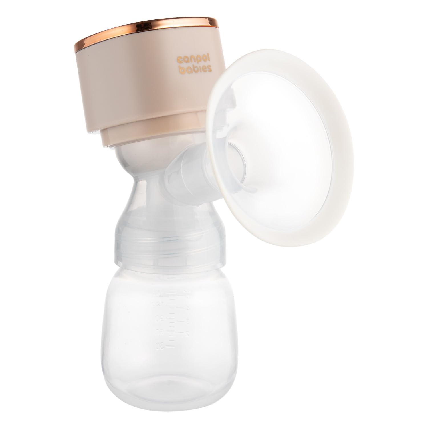 Canpol babies Extractor de leche eléctrico portátil PowerPump, ligero, compacto, silencioso, 4 modos de funcionamiento