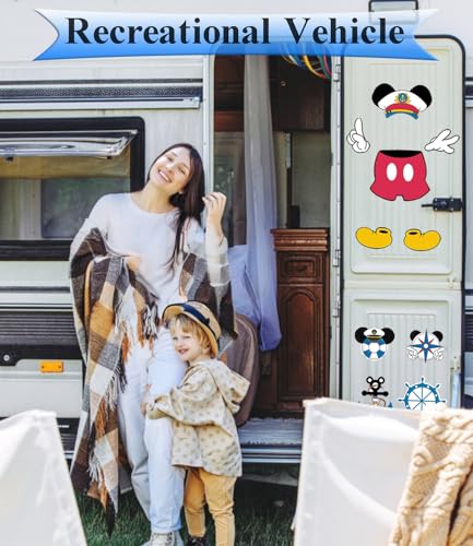10 imanes decorativos de puerta Cruise Mouse Boy, pack miniatura 4