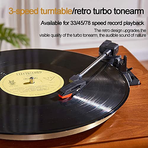 TAISK Gramophone, Tourne-Disque phonographe, Gramophone Version Portable, Style rétro Vintage, Vie intéressante de… - Les Beatles, Paul McCartney, John Lennon, RIngo Starr, George Harrison TAISK Gramophone, Tourne-Disque phonographe, Gramophone Version Portable, Style rétro Vintage, Vie intéressante de… – Image 5
