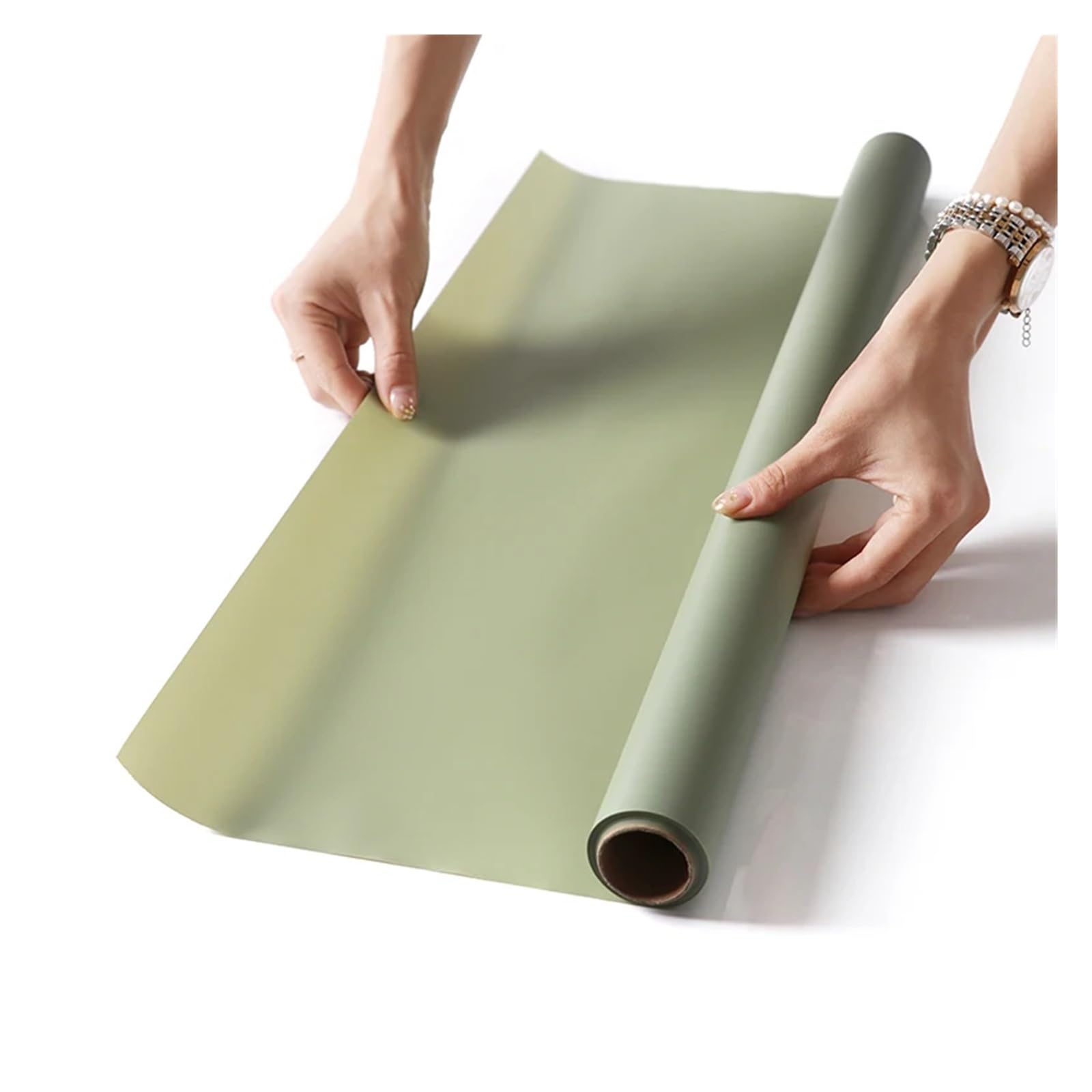 Materiał do pakowania bukietów Kwiat róży Papier d 10 metrów wodoodporny papier do pakowania kwiatów w rolce jednolity kolor gładki papier do pakowania kwiaciarni matowy koreański materiały do ​​pakow