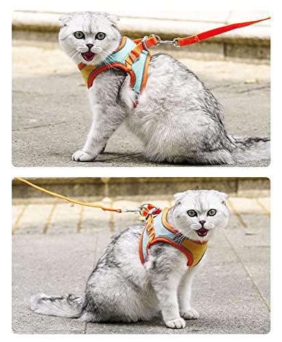 Cat Harness and Leash Set for Walking, Escape Proof, Adjustable Soft Cats and Small Dogs Vest Harness with Reflective… - Image 4