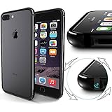 iPhone 7/8 Plus Case, IFCASE Aluminum Metal Bumper (No Signal Reduce) TPU Inner Frame Shock Absorb Slim Cases for iPhone 7/8 Plus (Jet Black)