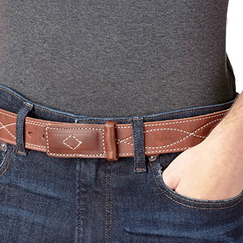 Bullhide Belts Mens Buckleless Leather Belt for Work, Casual, Dress, 1.50" Wide4