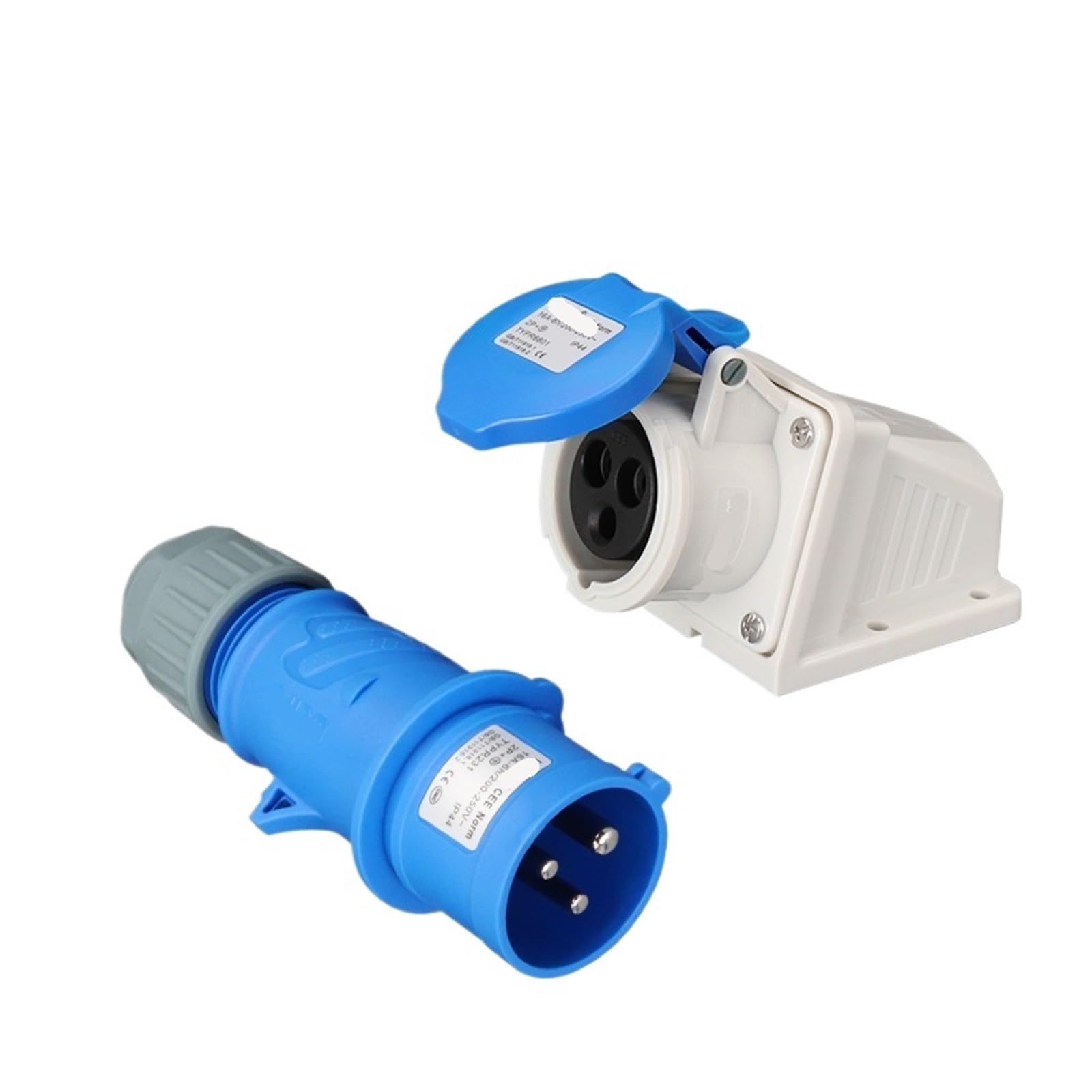 MUYTQAERG 3-core 16A aviation industry plug and socket connector 281TYP231/2601/2801(Plug exposed socket)
