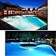 LyLmLe Harz Gefüllt LED Poolbeleuchtung,PAR56 35W Ultraflach Poolscheinwerfer(Ersetzt 300W Halogenlampen),Schwimmbad LED Lampe, 3500lm,140° Abstrahlwinkel,IP68 Wasserdicht,12V AC/DC,6000K