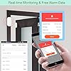 WiFi Door Window Sensor: Smart Contact Sensor with App Alerts, Door Open Detector Compatible with Alexa Google Assistant, Entry Detector Sensor for Home Security and Home Automation (2-Pack)