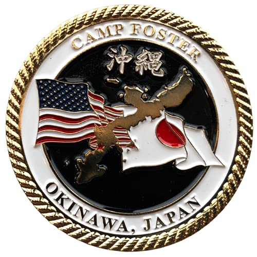 United States Marine Corps USMC Camp Foster Okinawa Japan Challenge Coin