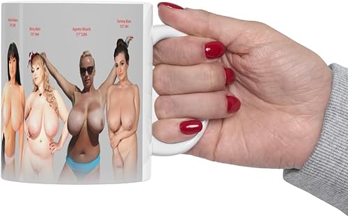 Big Boobs - Taza de café para niñas desnudas, tazas de café para hombres, para él, tetas grandes, niña, taza divertida M26 (11 onzas, blanco) disponible en Yaxa Costa Rica