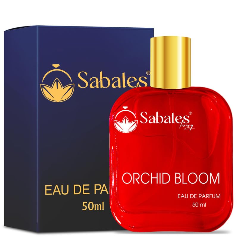 Sabates Orchid Bloom 50ml Women Perfume Applying Is A Form Of Pampering Yourself| A Great Fit For Everyday Life For The Modern Women -Luxury Redefined With Great Frangrance
