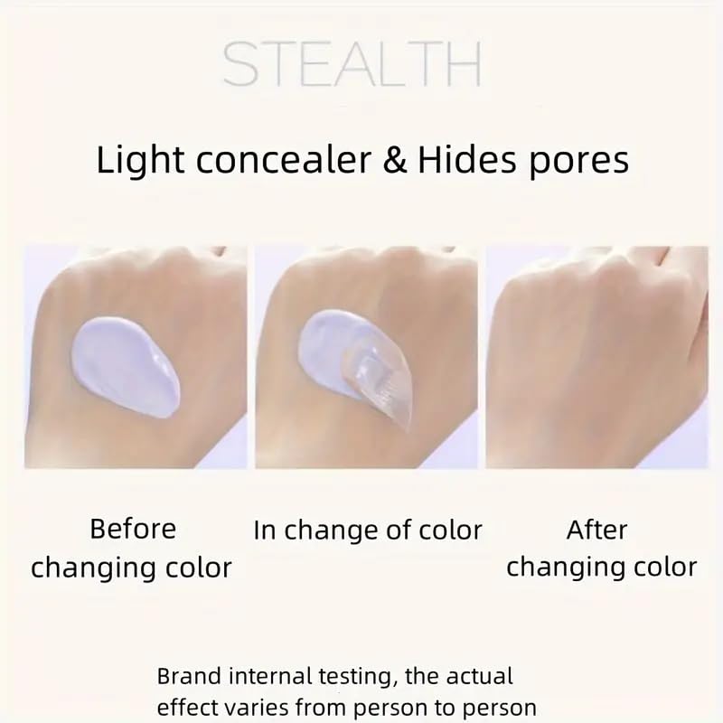 ZEESEA Purple Illuminating Face Primer for Brighten, Base Skin Color Correcting Primer for Poreless, Makeup Application & Hydrating Tinted Glow, Cruelty-Free Long Lasting Power Grip Formula, 1.06 Oz - Image 4