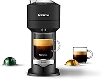 Vista 10 de Nespresso Vertuo Next - Cafetera prémium para café y espresso de Breville con espumador de leche Aeroccino