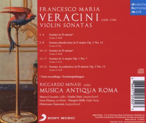 Miniatura 2 de Veracini Violin Sonatas