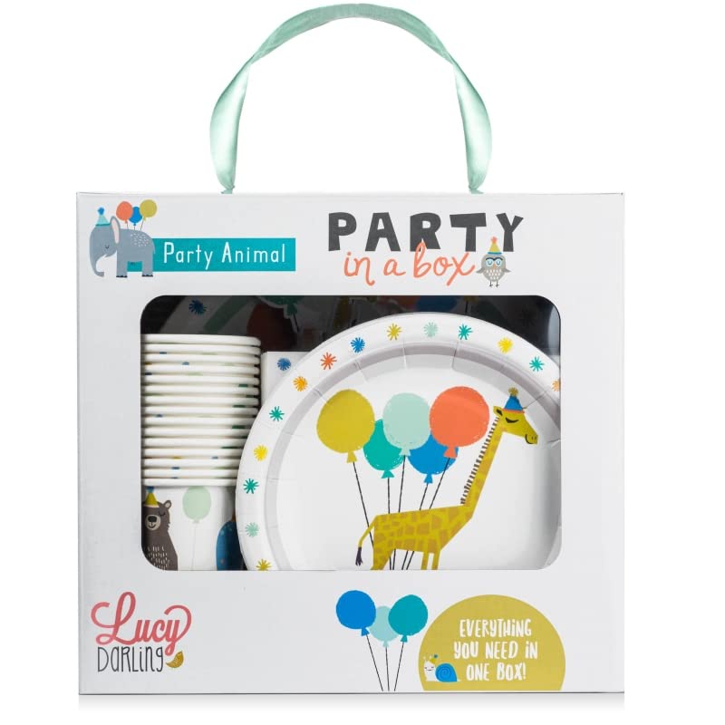 Lucy Darling Party Animal Birthday Party Supplies in a Box