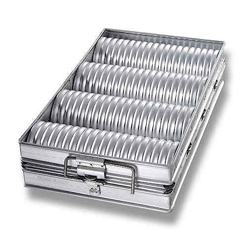 Chicago Metallic 48514 Crimped Bread Pan Set,Round #TOP11
