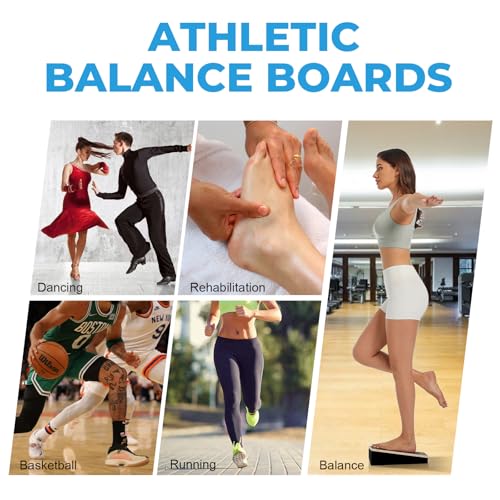 Image of Athletic Balance Boards,Slant Board,Wobble Board,Balance Wedge for Condition Your Body and Prevent Injury