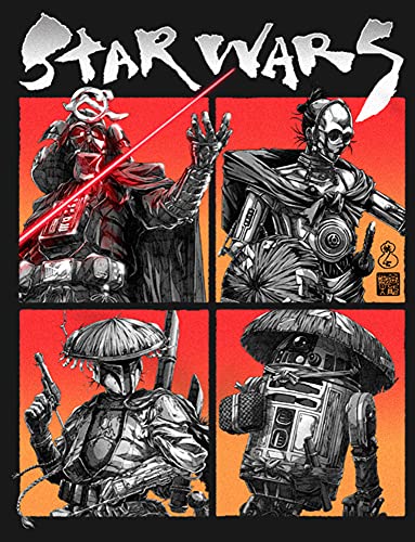 STAR WARS Visions Four on The Floor Girl's Solid Crew Tee2