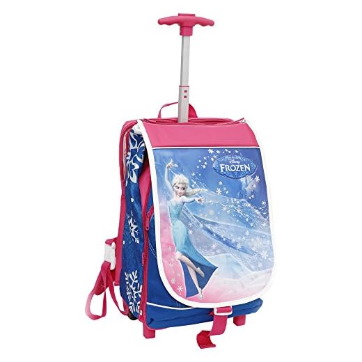 Giochi Preziosi - Zaino Trolley, Frozen, Estensibile, Patella Illuminata con Orologio