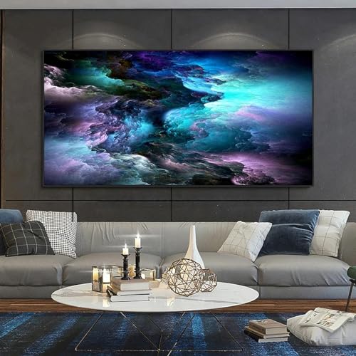 Affiches de nuages pour décoration murale de salon moderne KEBIA
