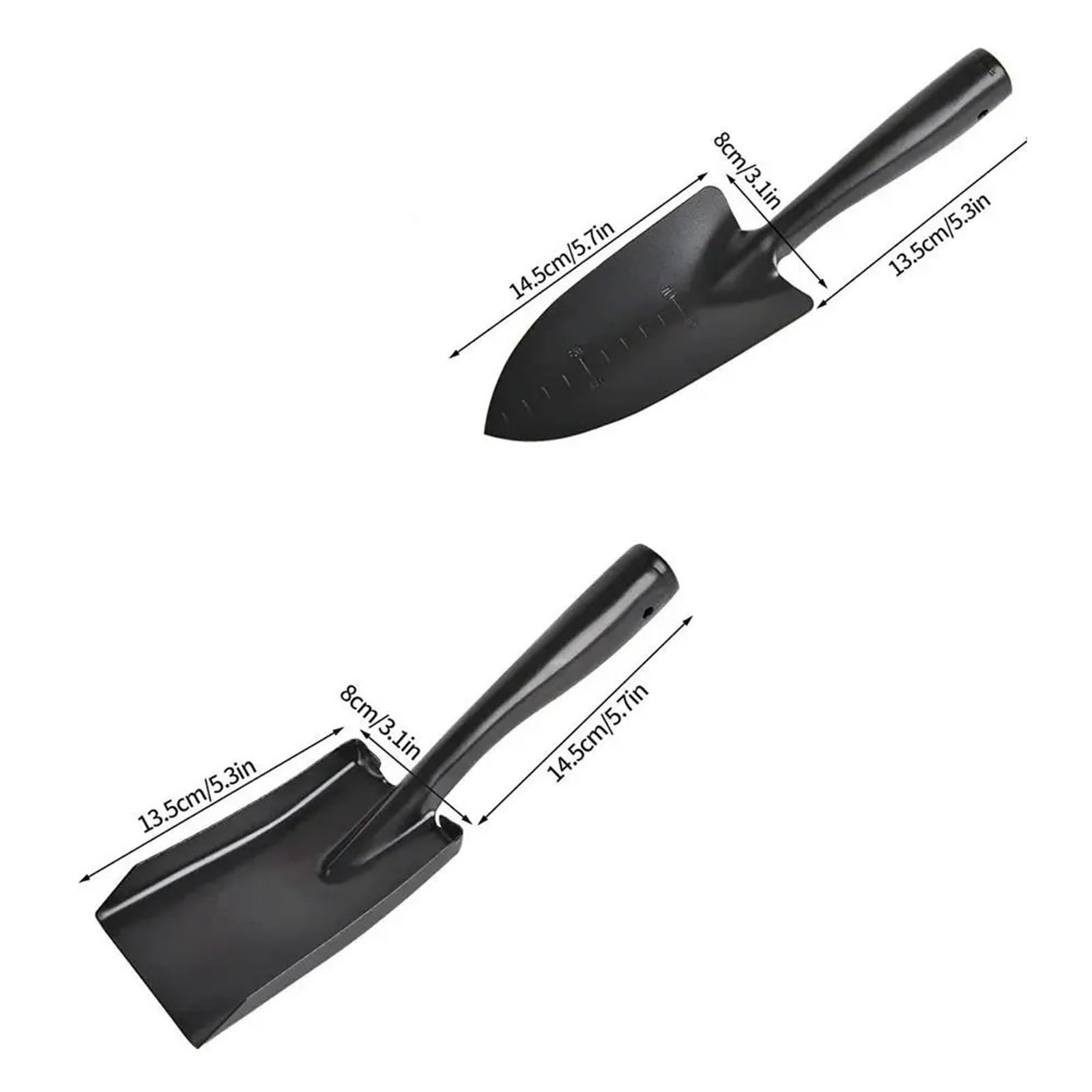 Vanga da giardinaggio – Strumento scavo con punte appuntite e quadrate for bonsai, lavori sul terreno diserbo(StyleC)