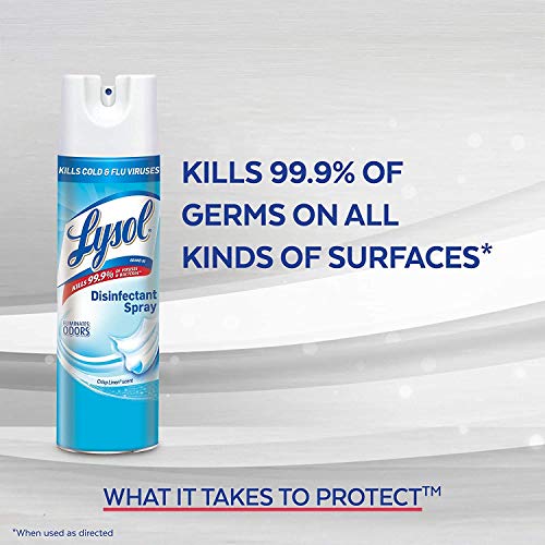 image for Lysol Disinfectant Spray Crisp Linen 350 g, 12.34 Ounce (Pack of 1)