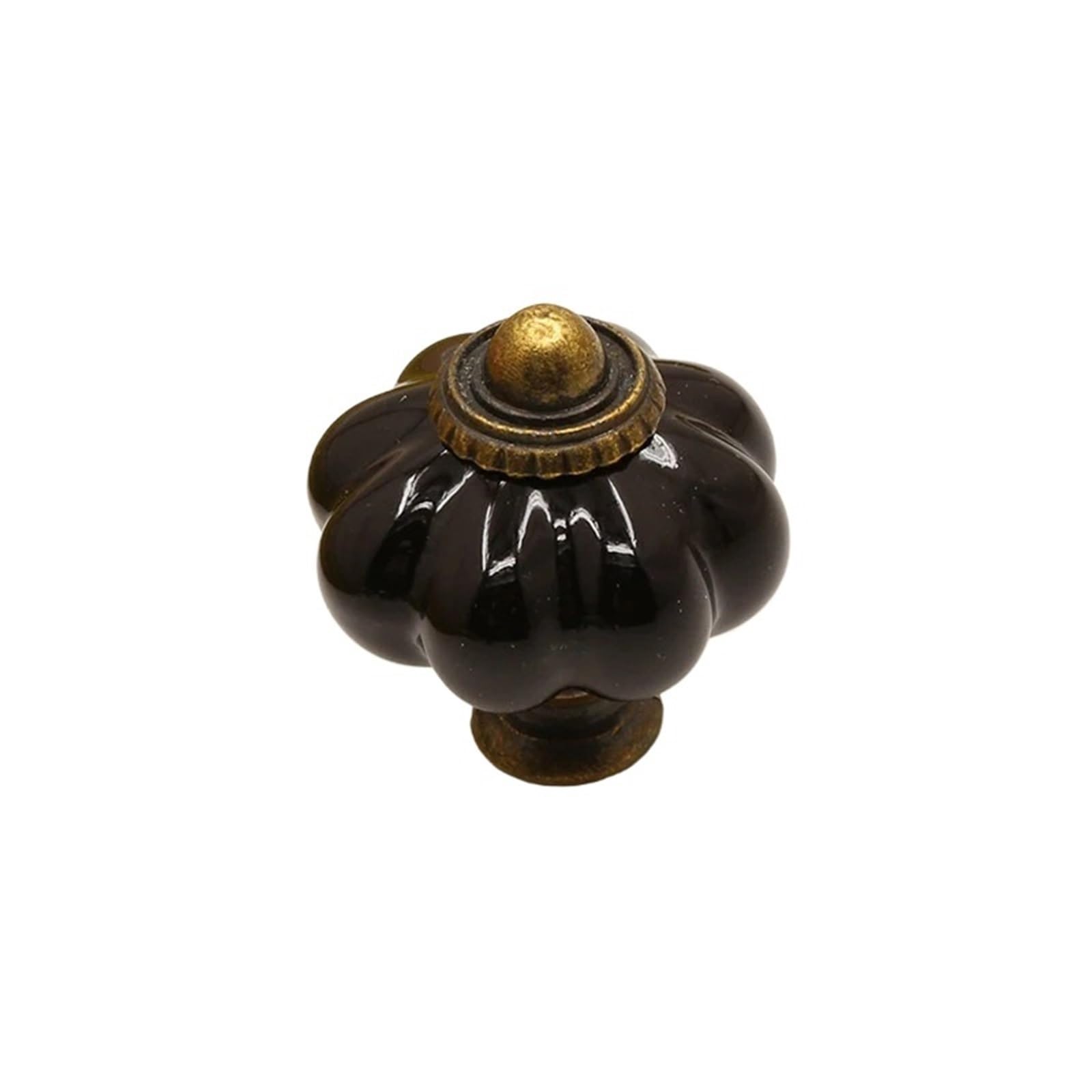 Kifsdlf Color16 Ceramic Farmhouse Pumpkin Cabinet Knob Drawer Furniture Handles Dresser Single Hole Door Pulls For Cupboard Wardrobes Furniture(Color16)