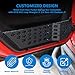 GOLPEW JL Metal Front Door Storage Pocket Box Door Net Pocket Replacement Side Insert Organizer Box Compatible with 2018-2023 Jeep Wrangler JL Accessories JLU & Gladiator JT (Black)