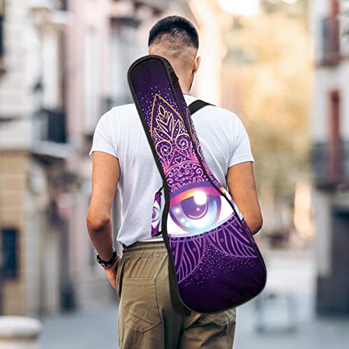 Housse pour ukulélé avec motif dragon chinois violet œil de 10 mm – Rembourrage épais en éponge de 53,3 cm – Avec… - Les Beatles, Paul McCartney, John Lennon, RIngo Starr, George Harrison Housse pour ukulélé avec motif dragon chinois violet œil de 10 mm - Rembourrage épais en éponge de 53,3 cm - Avec… – Image 6