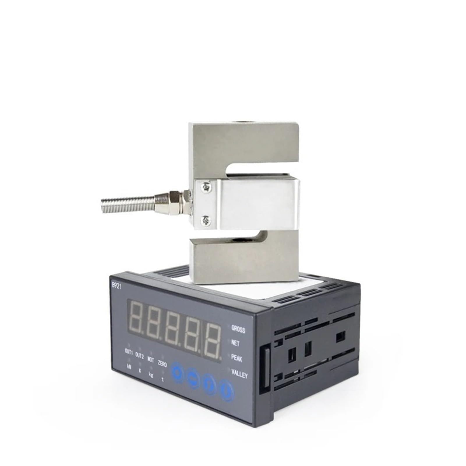 Ongvxr One Color Load Cell Indicator Display S Type Load Cell Weighing Sensor 100G 200Kg 300Kg 500Kg 1000Kg 2000Kg Weight Sensor(Size:2000kg)