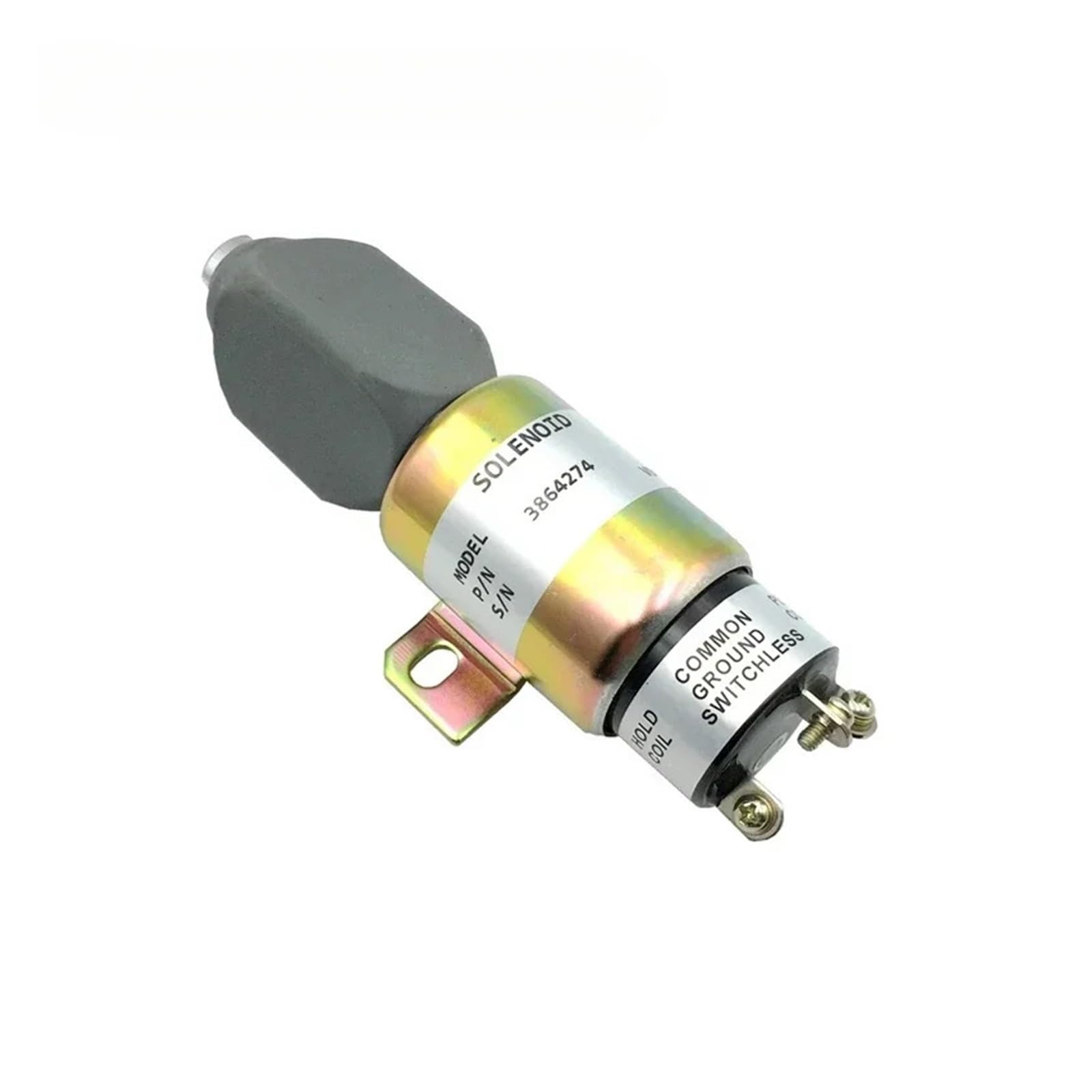 Hdrtcbu 12V Solenoid Valve For Cummins Oem 3864274 1751-2467Uibis5a Fuel Shutoff Stop Solenoid Fuel Stop Solenoid