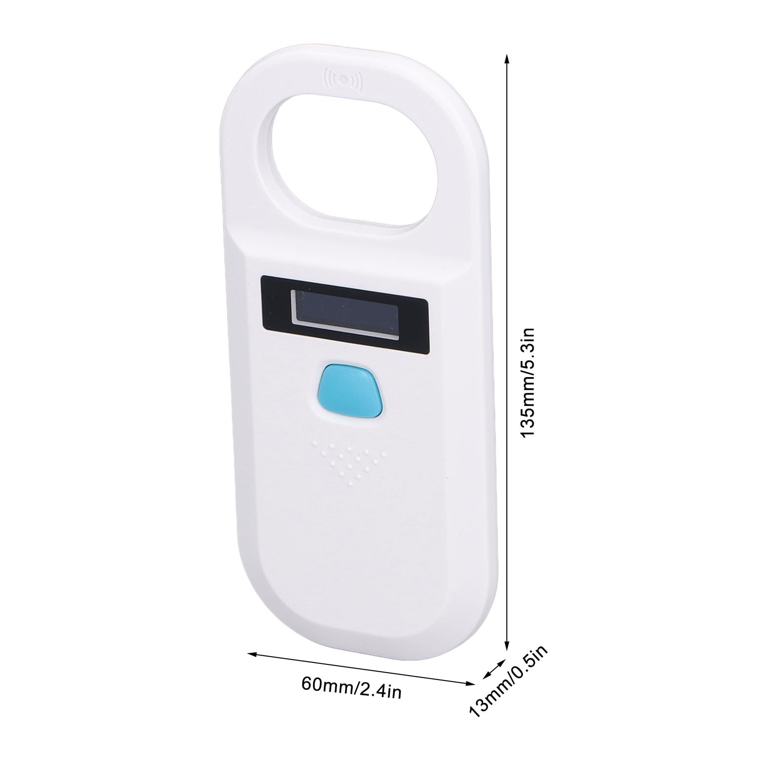 Lecteur D'étiquettes à Micropuce, Rechargeable par USB, Scanner D'étiquettes D'Animaux, Scanner D'identification de Puces pour Animaux de Compagnie, Lecteur de Puces pour Chiens,
