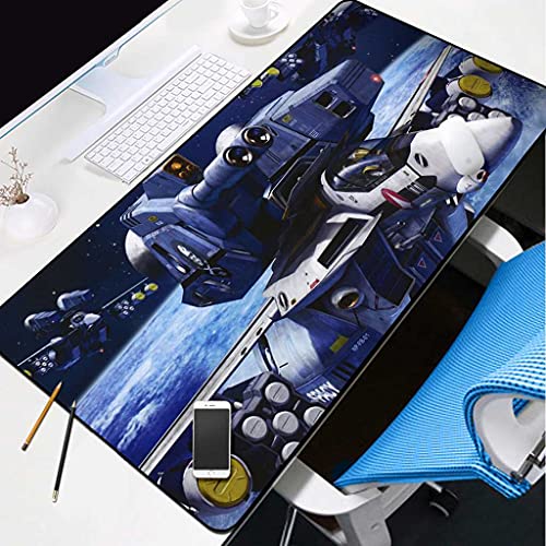 Tapis de souris XXL One Piece 3D antidérapant à suivi de haute précision bleu