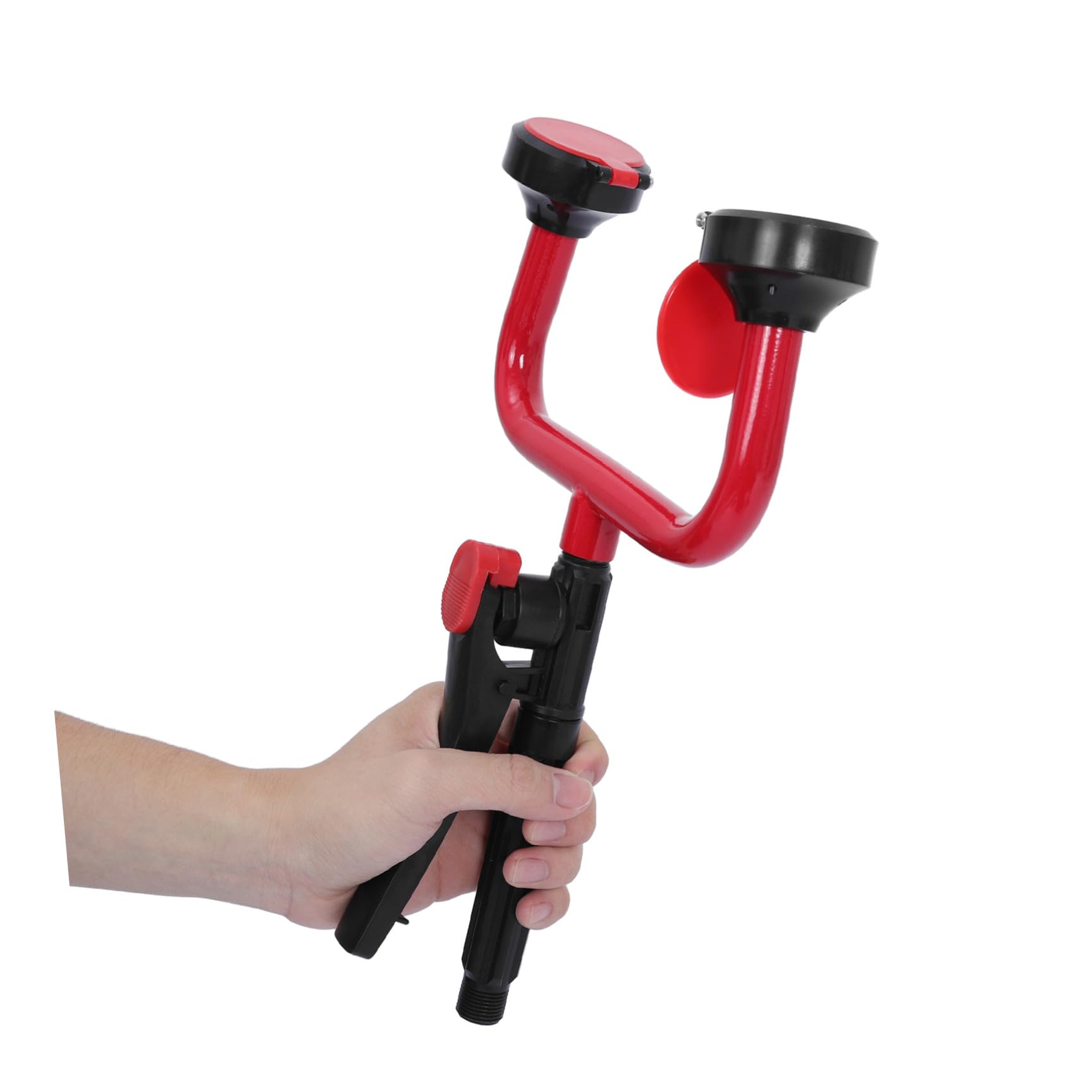 Emergency Eyewash Station with Dual Nozzles Pipe Diameter for Powerful Rinse Wall Desktop Mount Space-saving Eye Wash Unit for Laboratory And Workplace Safety