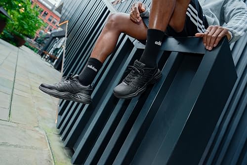 Image of adidas Men Leather Lace Up Tennis Shoe