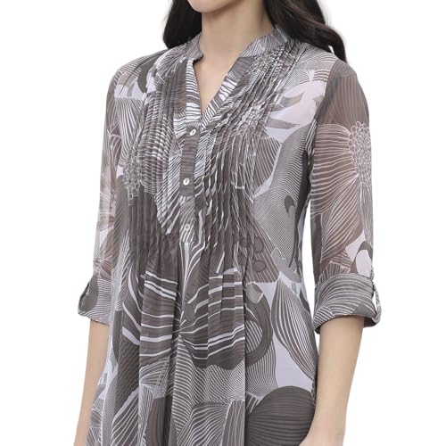 Image of BIBA Women Polyester A Line Printed Kurta