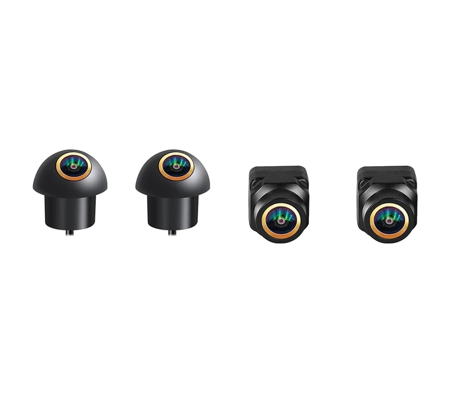 Rückansicht Kamera 360-Grad-Fahrzeugkamera-Rundumsicht AHD 1080P Rechts- + Links- + Vorne- + Rückansicht Autokamerasystem Für Android-Player Rückkamera