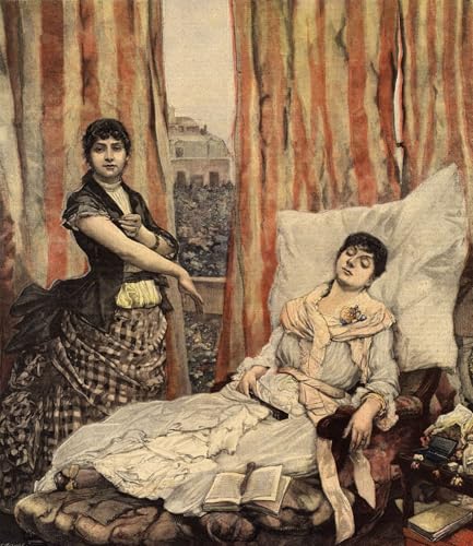Tableau les Morphine Addicts de Georges Moreau De Tours pour une décoration murale de salon
