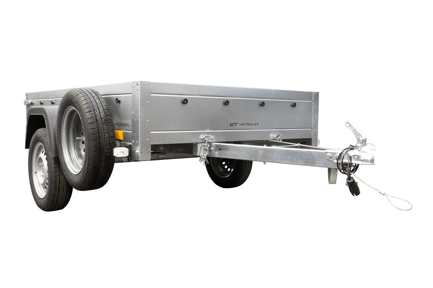 UNITRAILER Support Roue de Chasse pour Remorquage Garden Trailer Kipp - Compatible avec Roues 155/70 R13