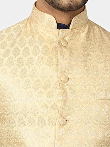 Image of UnM Men Silk Blend Classic Kurta Set