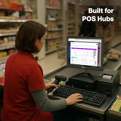 Image of GEONIX PC Monitor (43.18 cm /17 Inch), VGA & HDMI, LED Display, 1280X1024 Resolution, 16.7M Color, 16W(Max) Power Consumption | 2 Years Warranty