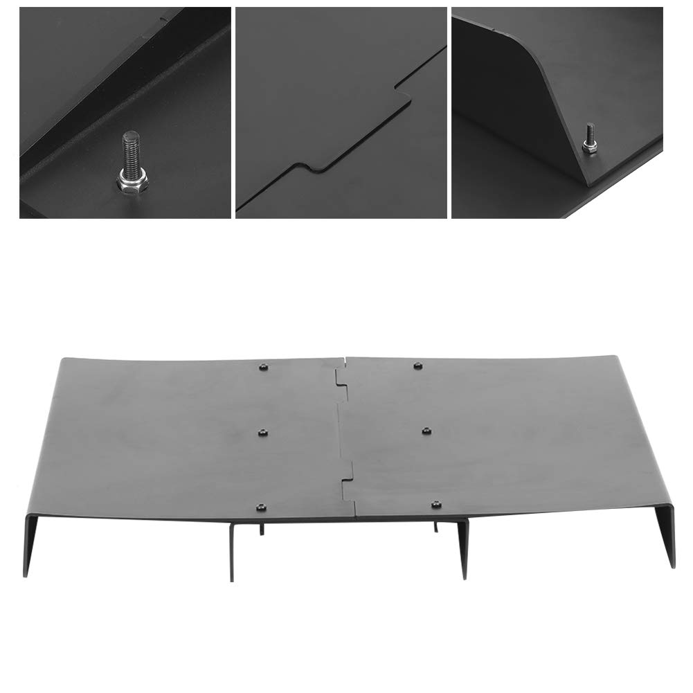 Diffuseur de Pare-Chocs, diffuseur de Pare-Chocs arrière 22x21in 4 ailettes Protecteur de becquet pièces universelles