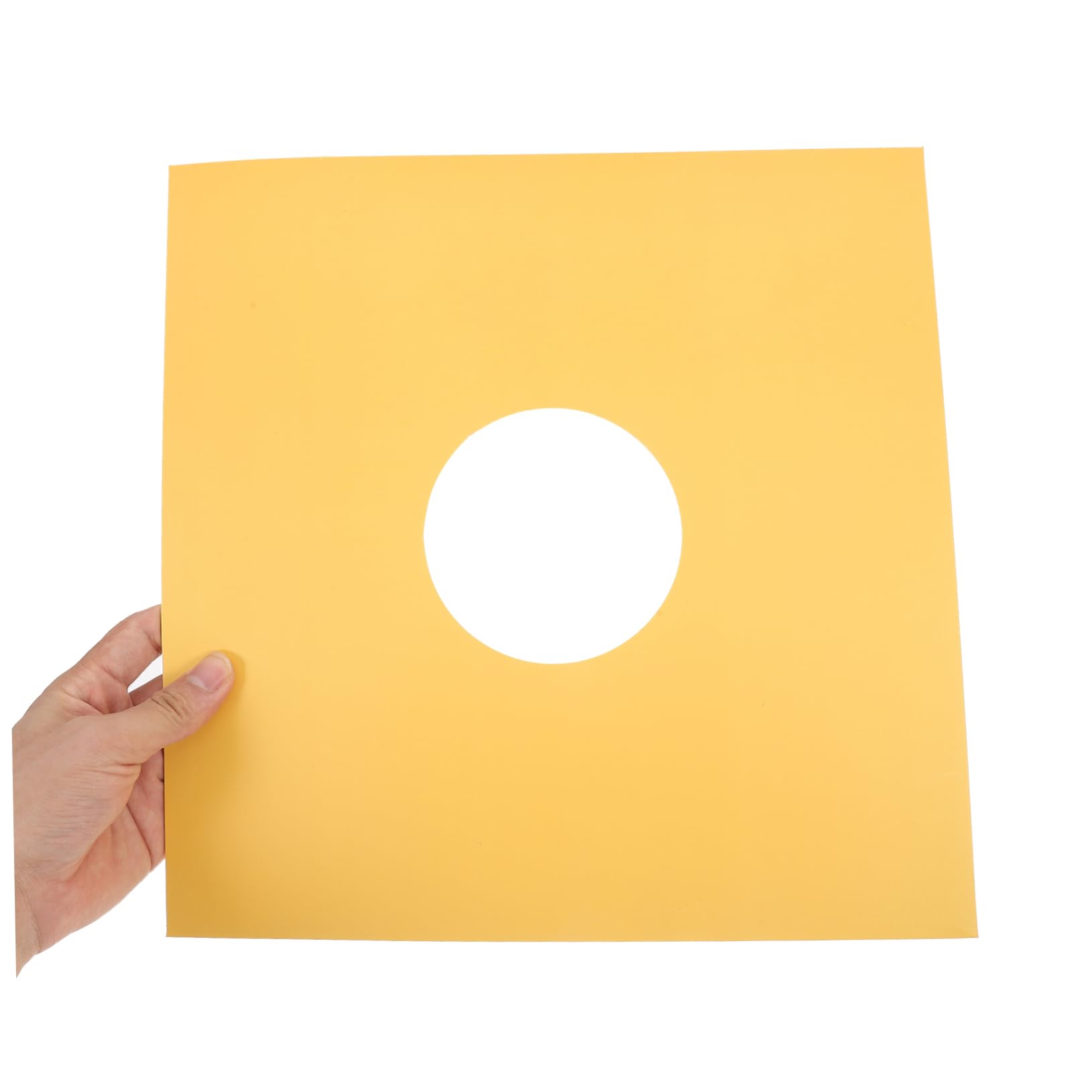 Sosoport 10 Stück Schallplatten Schutzhüllen Robuste Vinyl Cover für Platten mit Schutz vor Kratzern und Schäden Einfache Handhabung und Langlebig