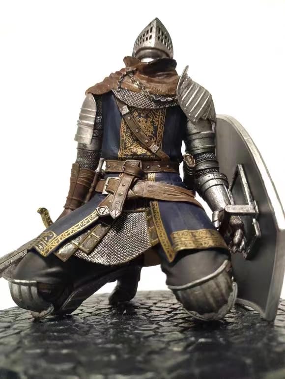 Ognisko Led Czarna Rycerz Faraam Figurka Rzeźba Artorias Solaire Abysswalker Figurka Prezent (C)