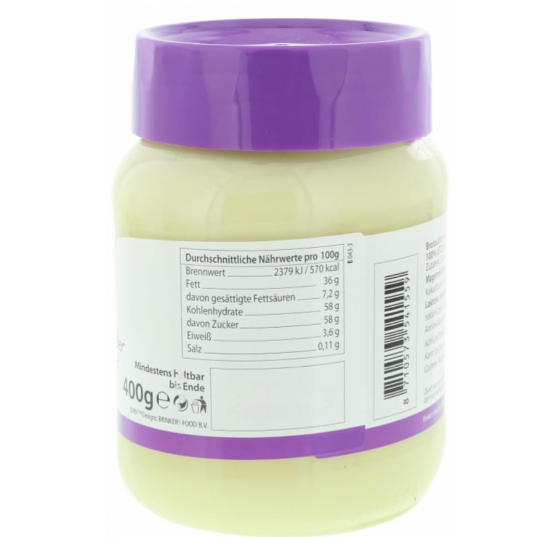 Nusco Creme mit weißer Schokolade 400 gramm x 12 STÜCK