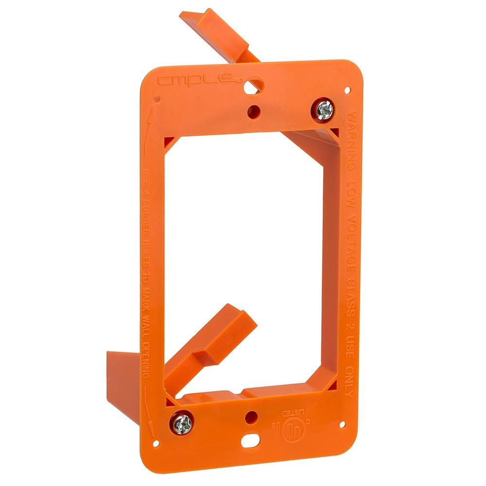 UN —under nest— Cmple - Low Voltage Mounting Bracket 1 Gang Multipurpose