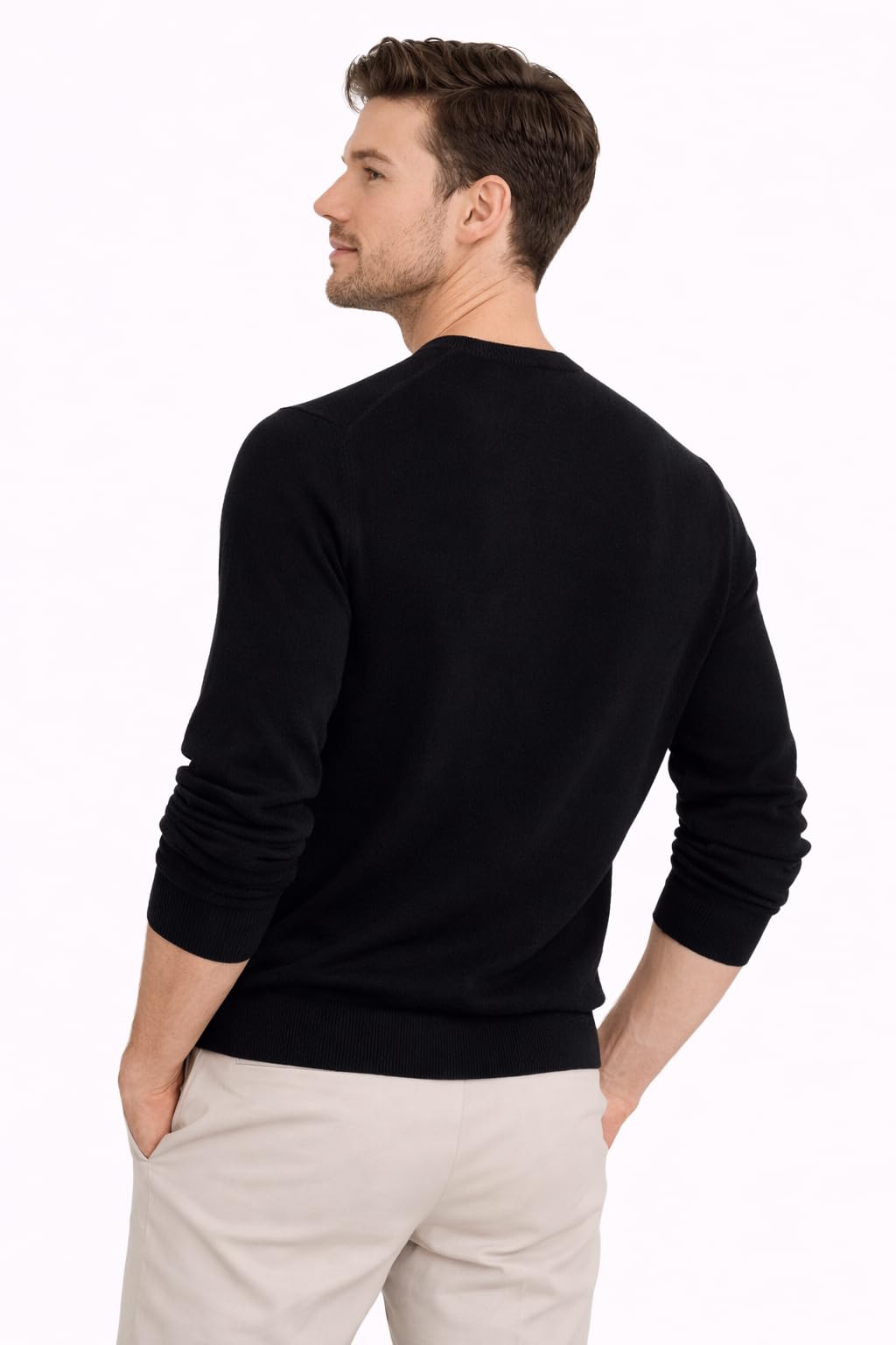 Cashmeren Herren Classic Pullover-Sweaters (1er Pack)