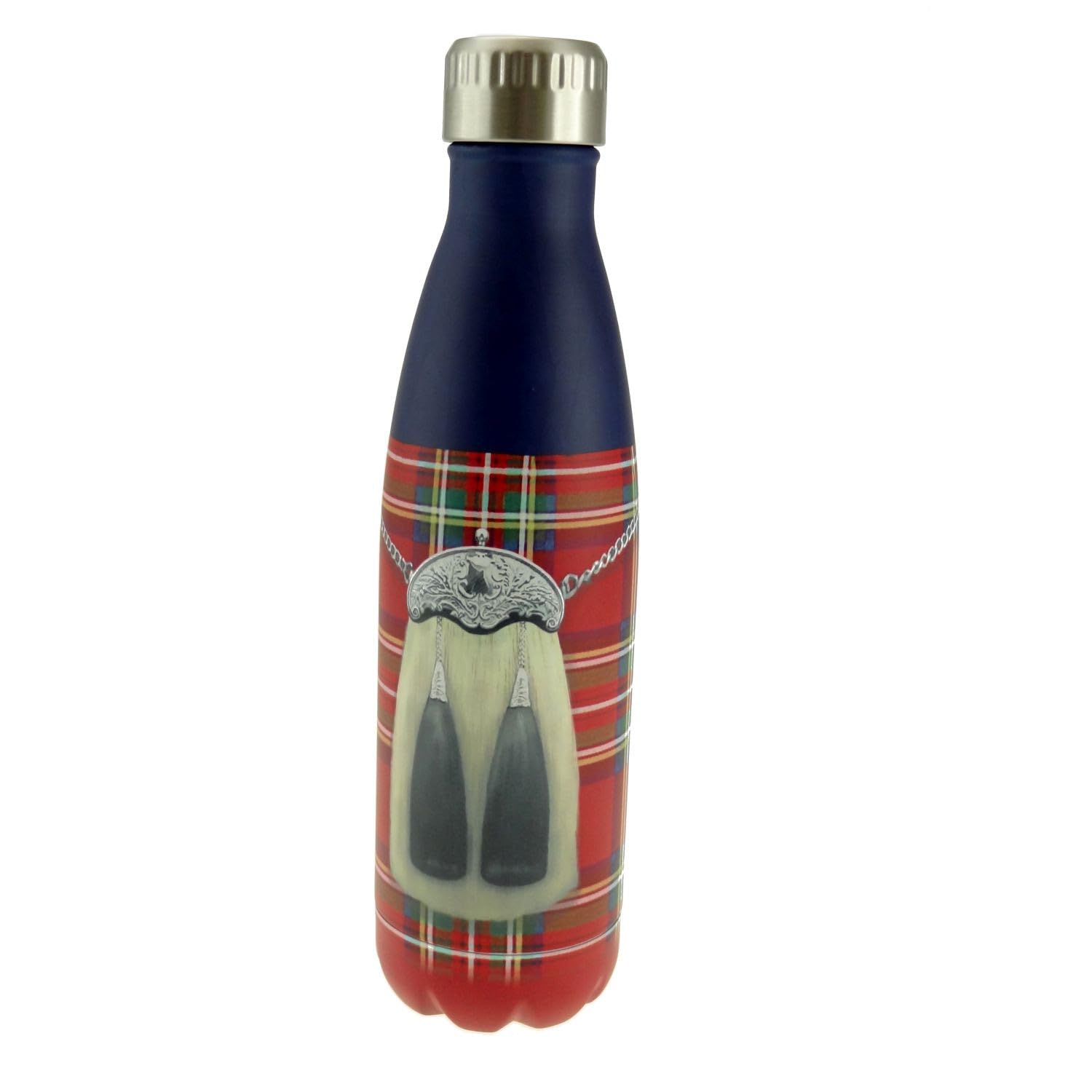 Gourde kilt écossais en métal 500 ml pour vous hydrater au bureau ou en randonnée